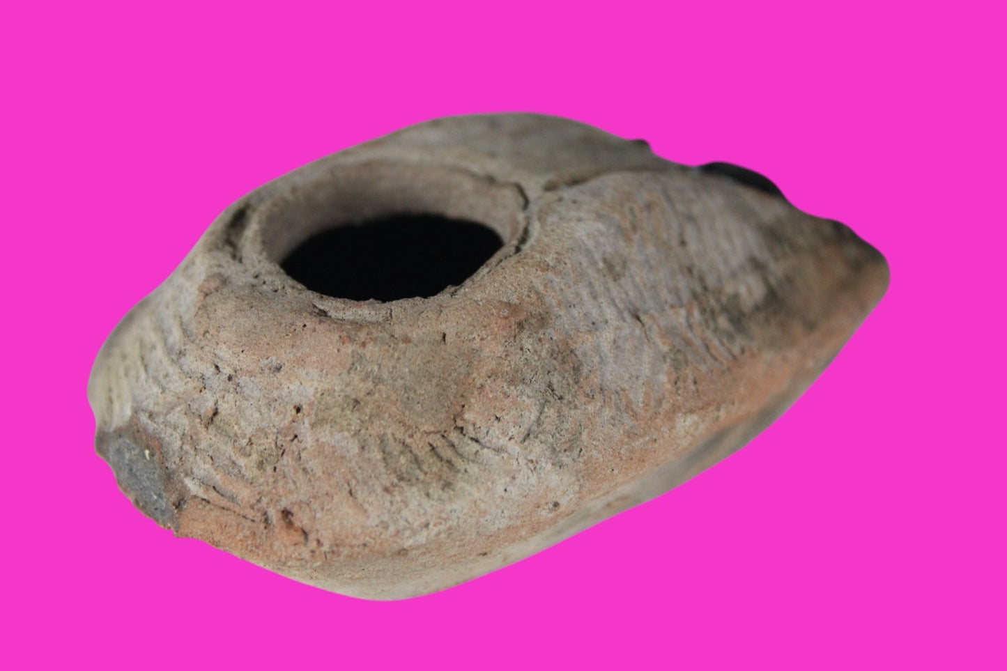 Ancient Holy Land Oil Lamp Artifact Jesus Christ Home 300-600 AD Israel COA 96