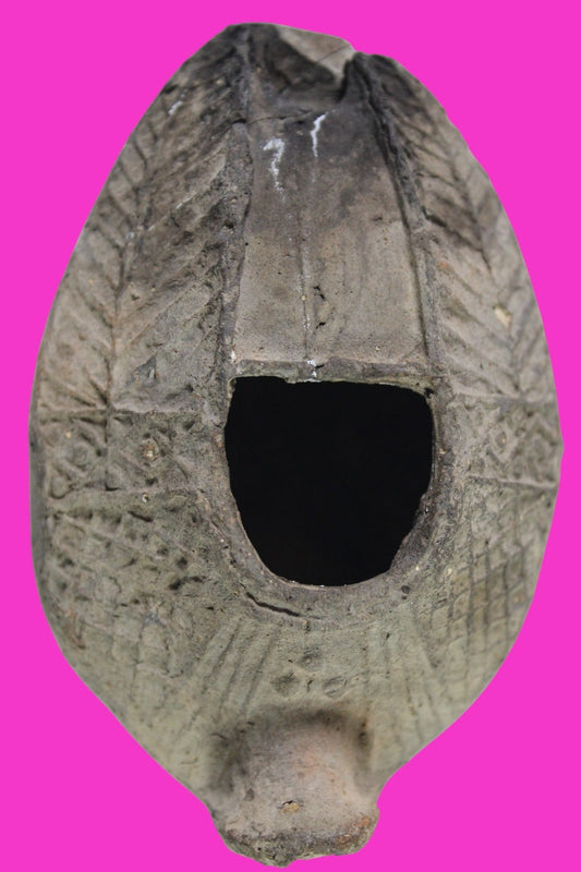 Ancient Holy Land Oil Lamp Artifact Jesus Christ Home Israel 300-600 AD COA 84