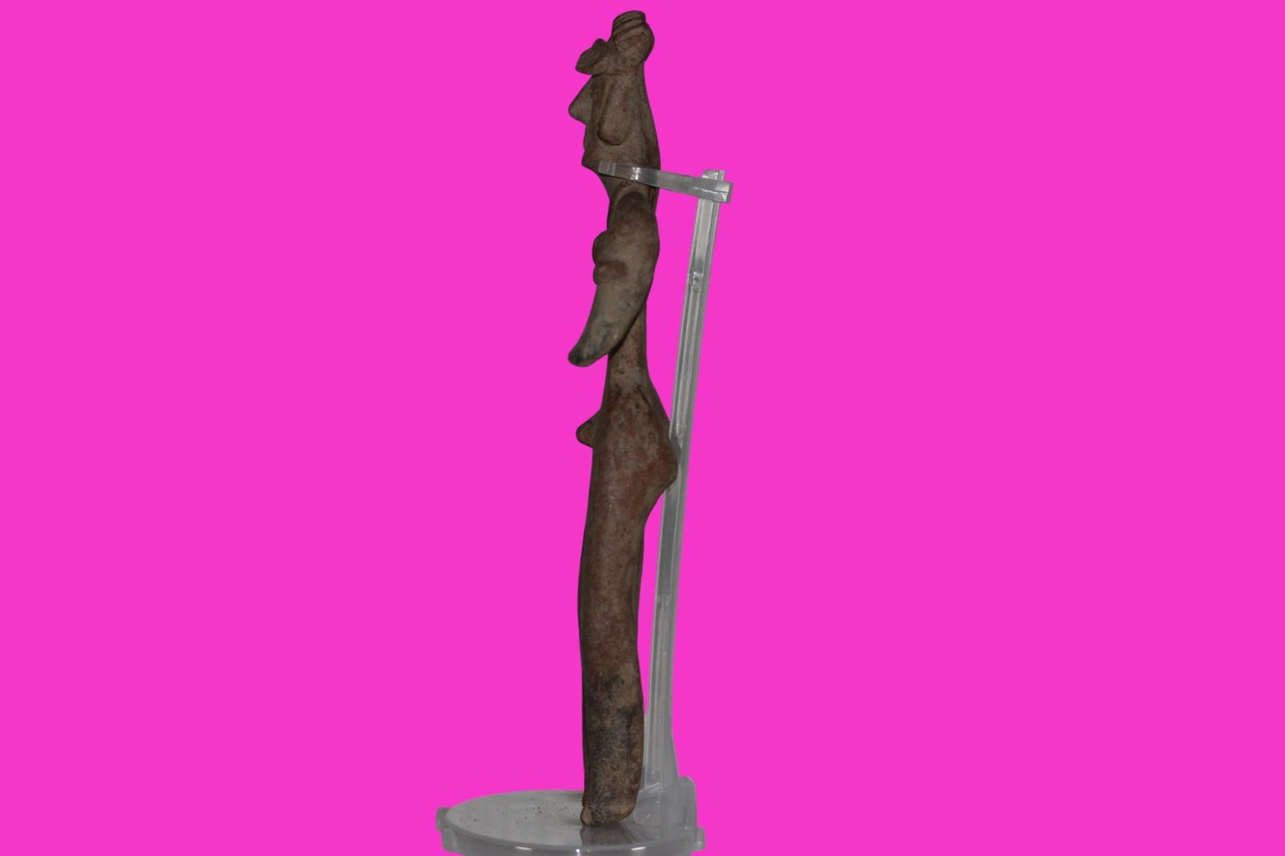 Pre Columbian Artifact Huge 9 Inch Tall Tomb Figure Colima Mexico 100 BC COA 233