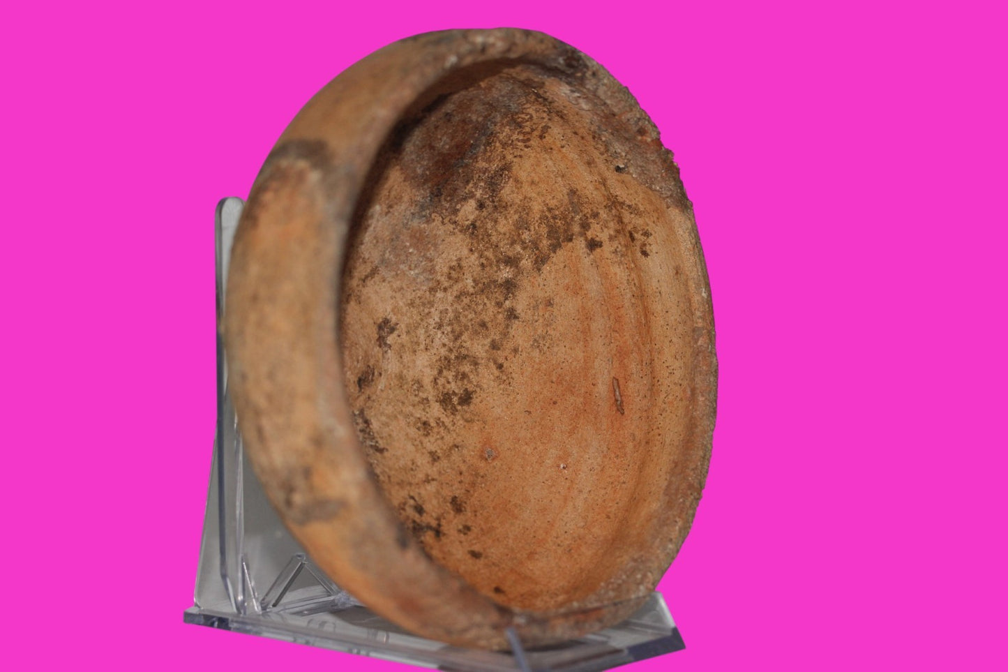 Holy Land Artifact Authentic 4000 Year Old Bowl Time of Abraham 2000 BC COA J126