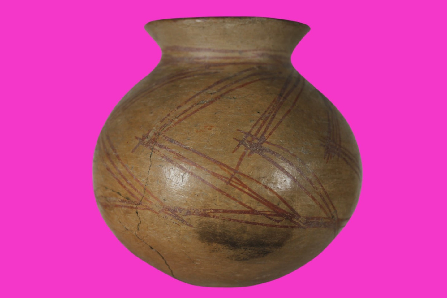 Pre Columbian Authentic Artifact Michoacan Large Olla Mexico 100 - 400BC COA J36