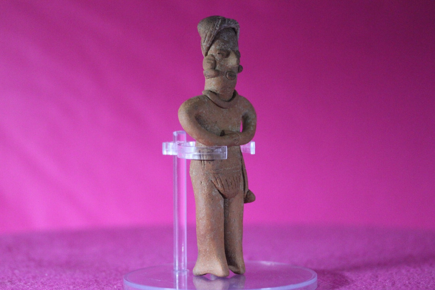 Authentic Pre Columbian Artifact Tomb Figure Colima Mexico 100 BC-250 AD COA 132