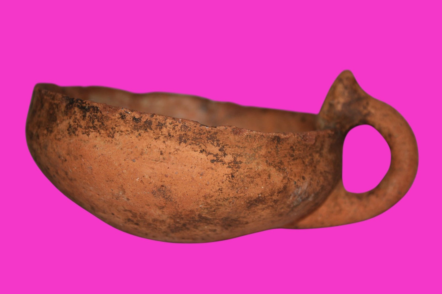 Holy Land Artifact Authentic 4000 Year Old Cup Time of Abraham 2000 BC COA J113
