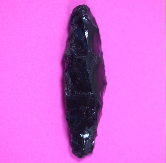 Authentic Pre Columbian Artifact Aztec Arrowhead Battle of Mexico City COA 27