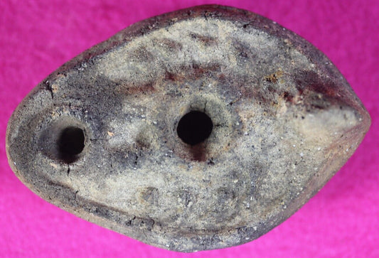 Holy Land Jesus Christ Homeland Biblical Artifact Oil Lamp Israel 100-500 AD J70