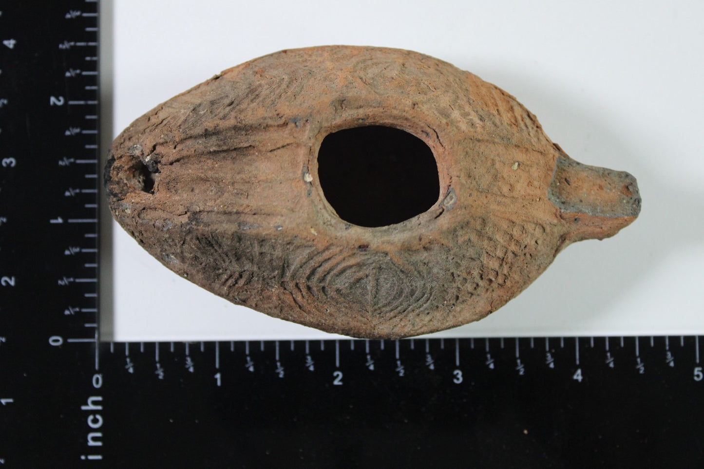 Ancient Holy Land Oil Lamp Artifact Jesus Christ Home Israel 300-600 AD COA 83