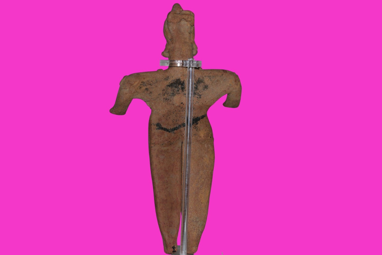 Pre Columbian Artifact Huge 9 Inch Tall Tomb Figure Colima Mexico 100 BC COA 231