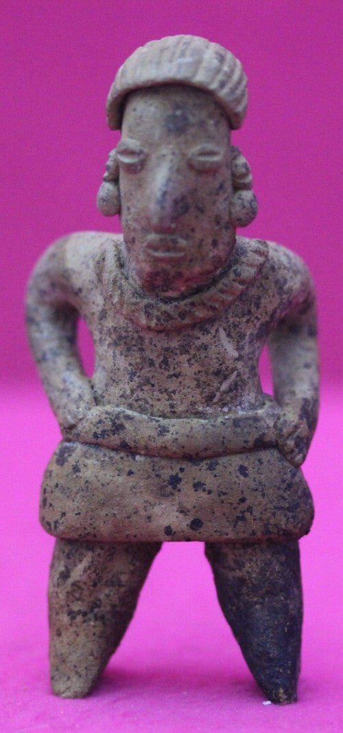 Authentic Pre Columbian Artifact Rare Grandma Tomb Figure Colima Mexico COA 144