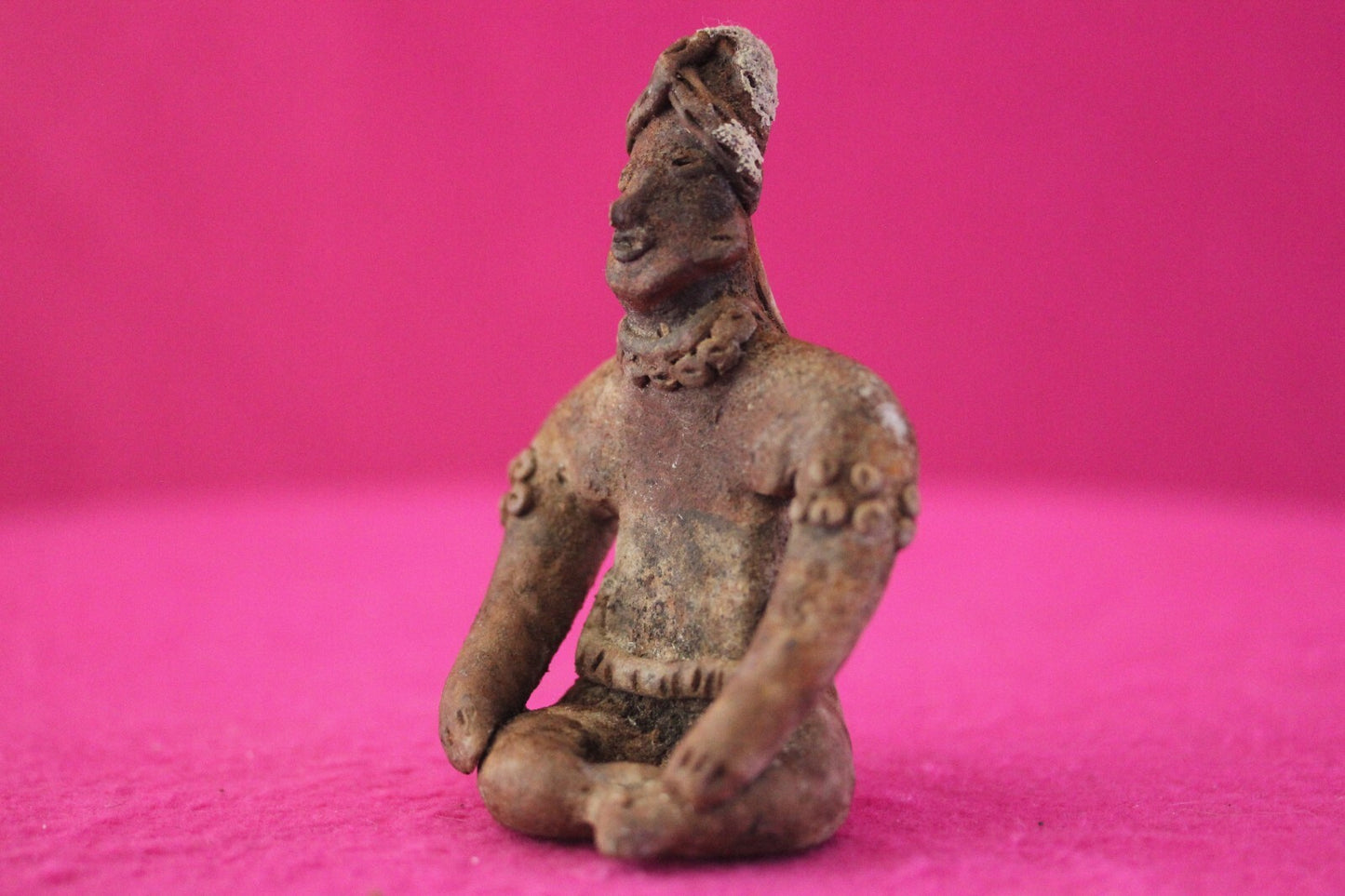 Pre Columbian Artifact Authentic Rare Seated Tomb Figure Colima Mexico COA 179
