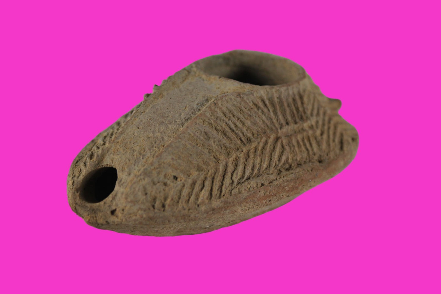 Ancient Holy Land Oil Lamp Artifact  From Jesus Christ Homeland 400-600AD COA 39