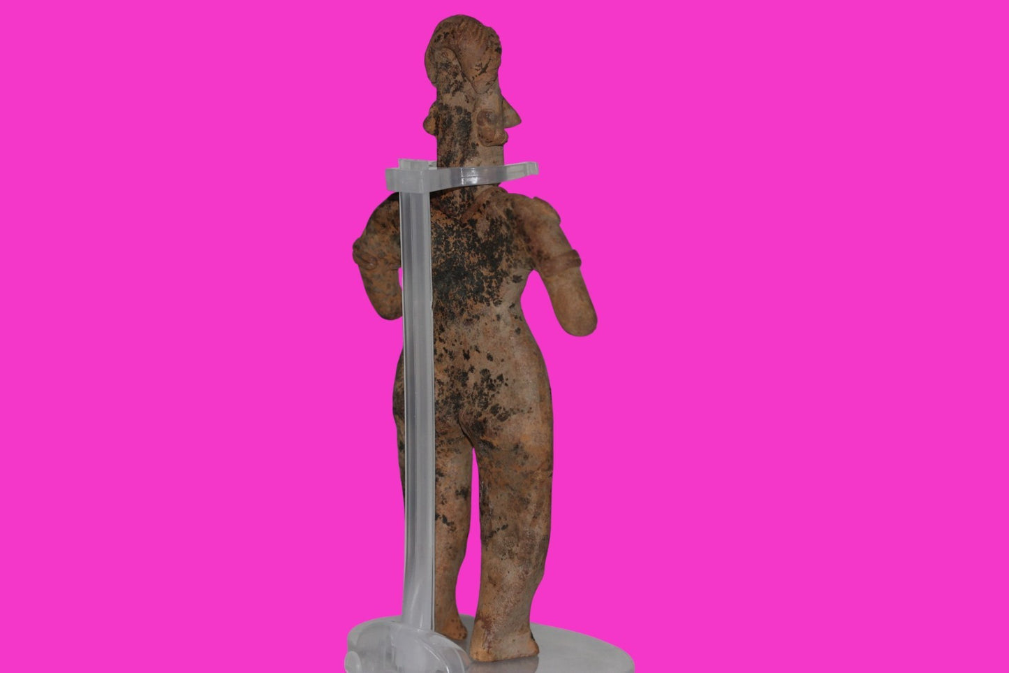 Pre Columbian Artifact 7 inch Female Tomb Figure Colima Mexico 100 BC COA 257