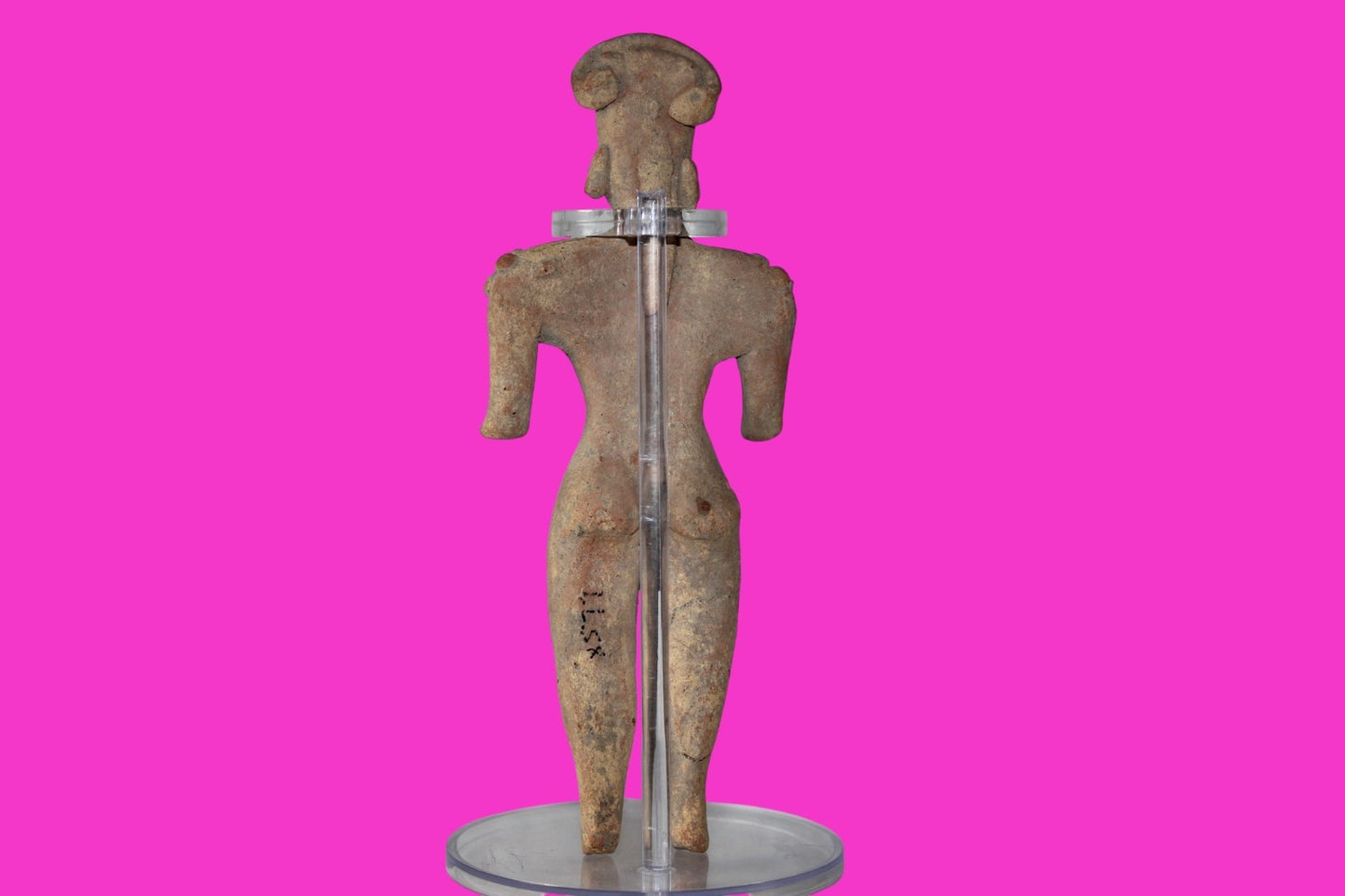 Pre Columbian Artifact 6 in Male Shaman Tomb Figure Colima Mexico 100BC COA 268