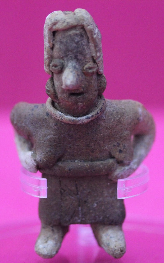 Authentic Pre Columbian Artifact Rare Grandma Tomb Figure Colima Mexico  COA 152