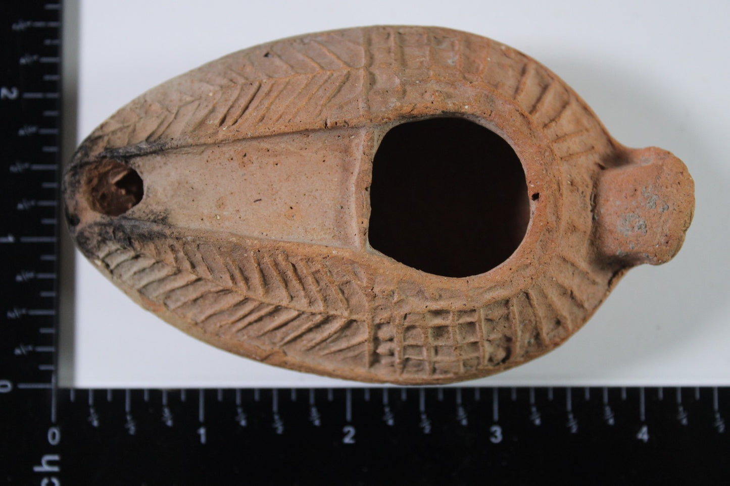 Ancient Holy Land Oil Lamp Artifact Jesus Christ Home Israel 300-600 AD COA 81