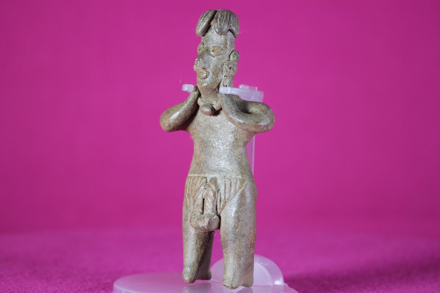 Pre Columbian Artifact Colima Figure Mexico 300BC-300AD Certified COA J33