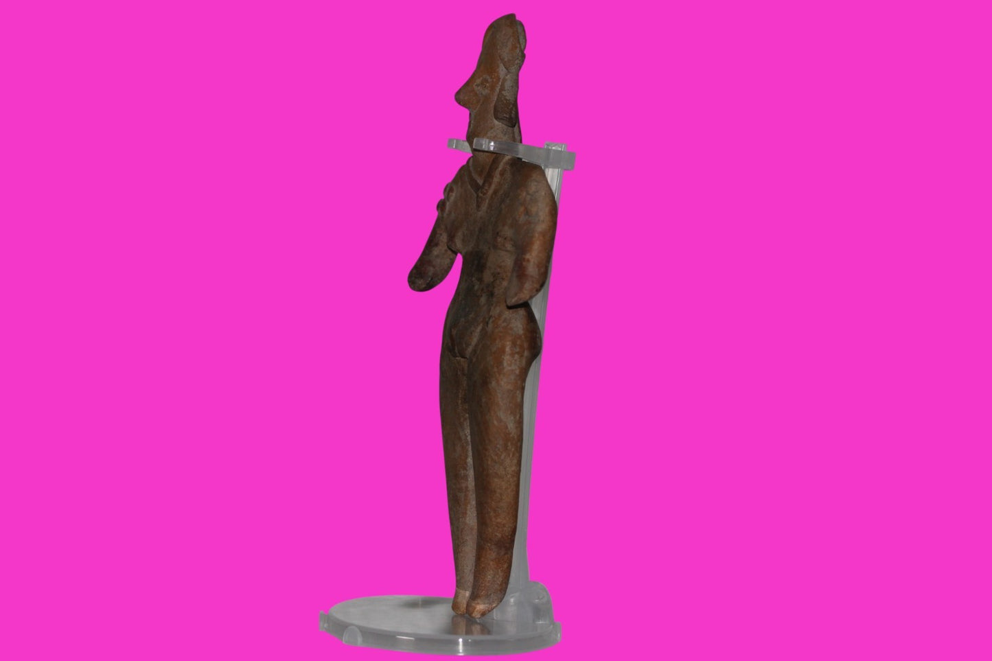 Pre Columbian Artifact BIG Female Shaman Tomb Figure Colima Mexico 100BC COA 250