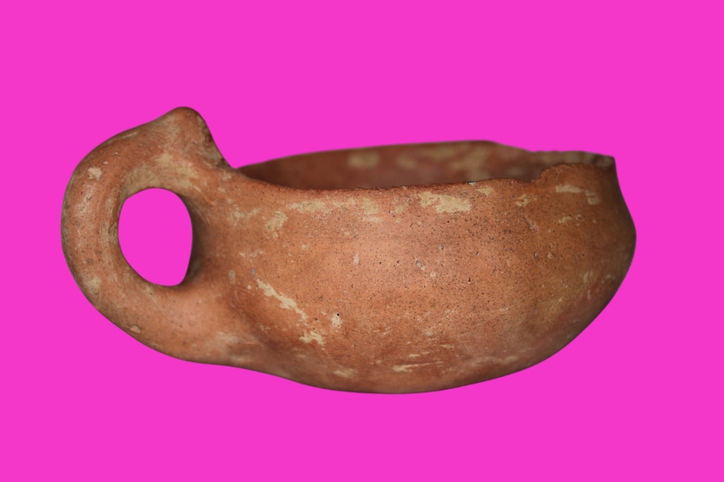 Ancient Holy Land Artifact 4000 Year Old Cup Time of Abraham 2000 BC COA J115