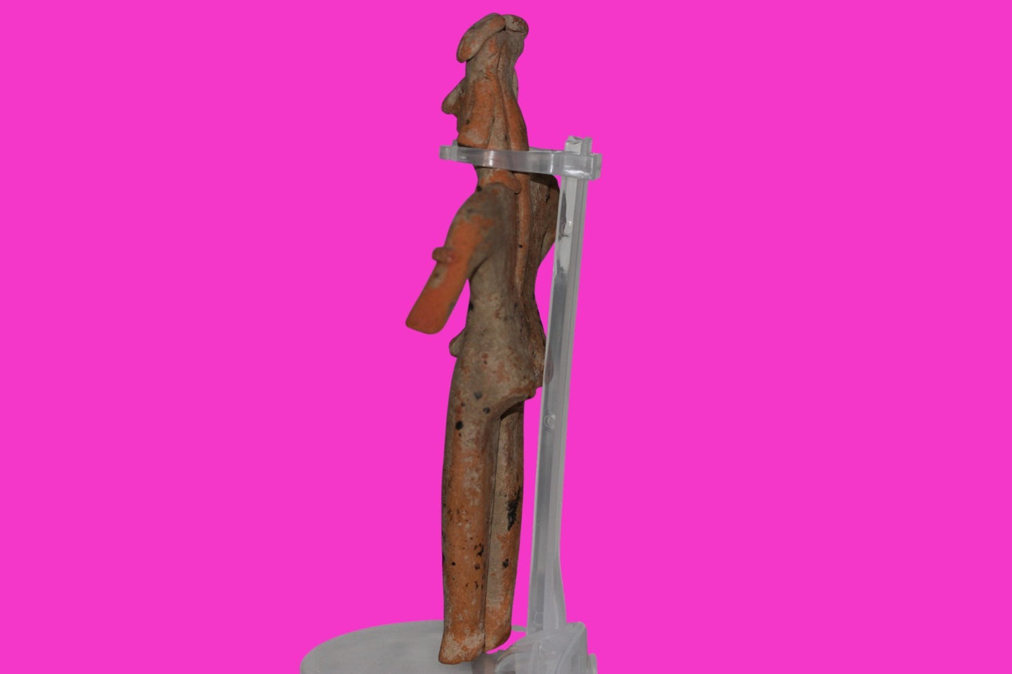 Pre Columbian Artifact 6 Inch Shaft Tomb Figure Colima Mexico 100 BC COA 235