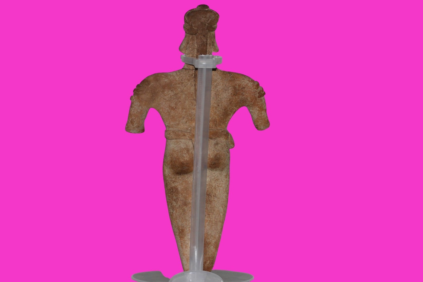 Pre Columbian Artifact Big 8 Inch Shaft Tomb Figure Colima Mexico 100 BC COA 243