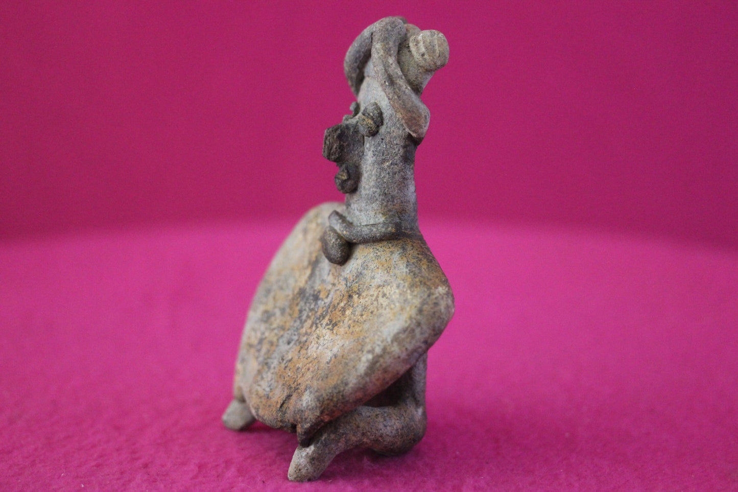 Pre Columbian Authentic Artifact Rare Skirted Tomb Figure Colima Mexico COA 184