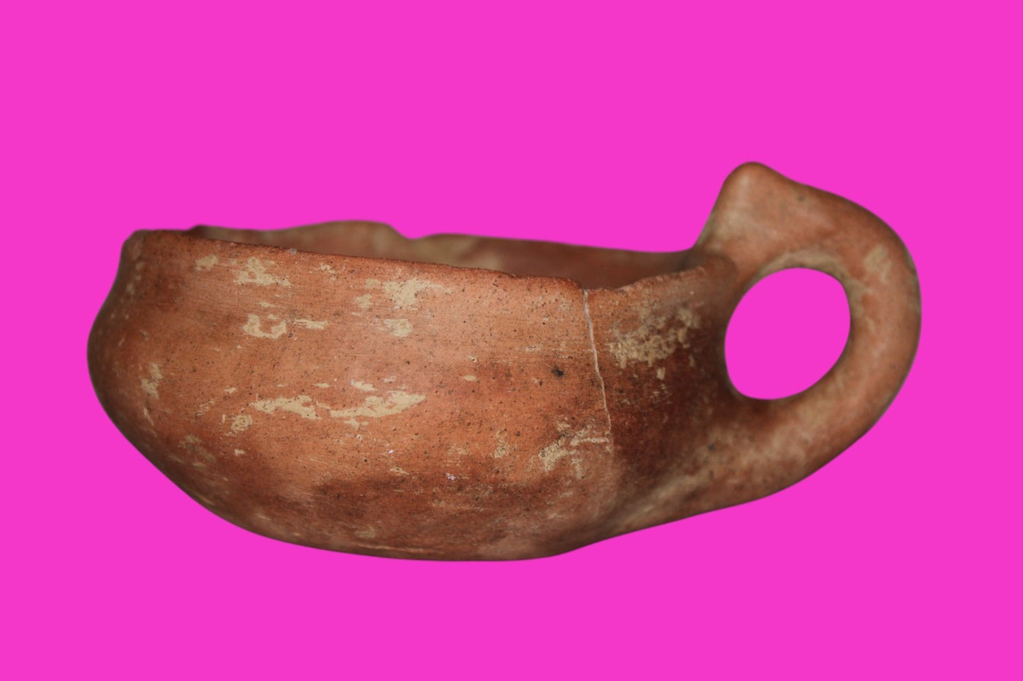 Holy Land Artifact Authentic 4000 Year Old Cup Time of Abraham 2000 BC COA J115