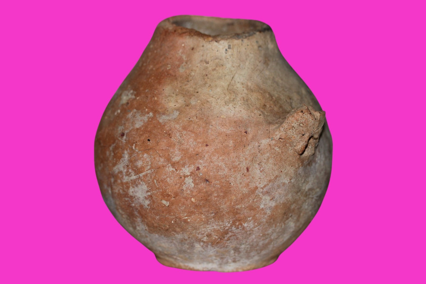 Holy Land Artifact Authentic 5500 Year Old Jar Early Bronze Age 3500 BC COA J144