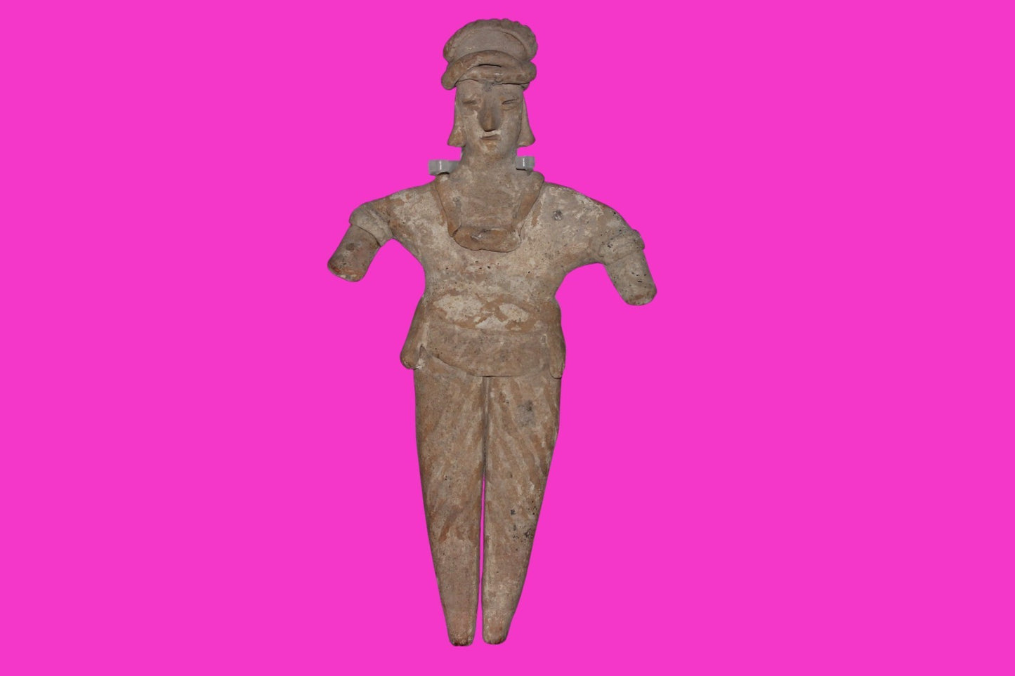 Pre Columbian Artifact 7 inch Shaft Tomb Figure Colima Mexico 100 BC COA 260