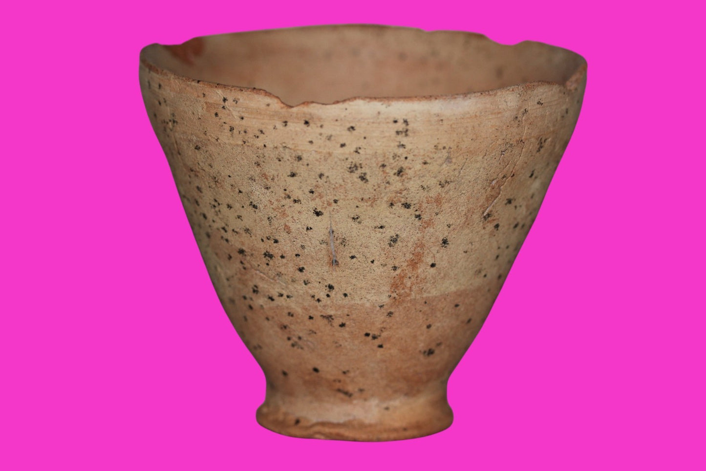 Holy Land Artifact Authentic 4000 Year Old Cup Time of Abraham 2000 BC COA J143