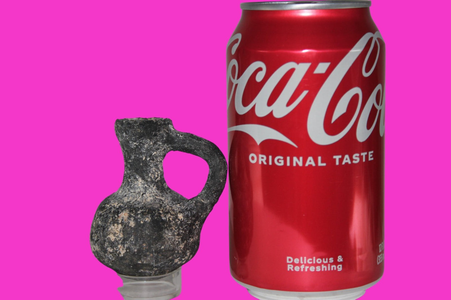 Ancient Holy Land Artifact King David Mini Jugglet Christ Home Land 1000BC COA 3