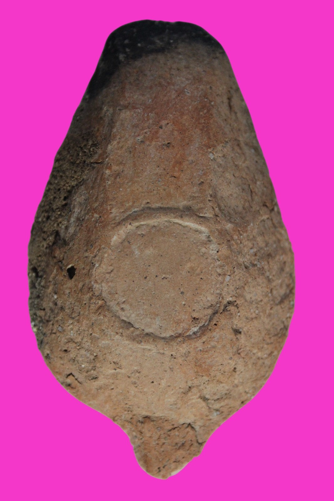 Ancient Holy Land Oil Lamp Artifact Jesus Christ Home Israel 300-600 AD COA 89