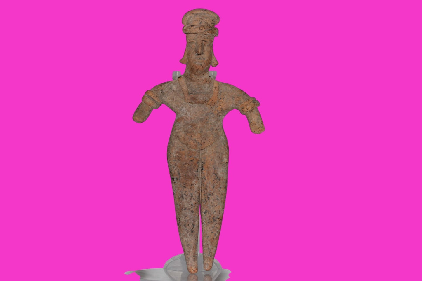 Pre Columbian Artifact 7 inch Female Tomb Figure Colima Mexico 100BC COA 252