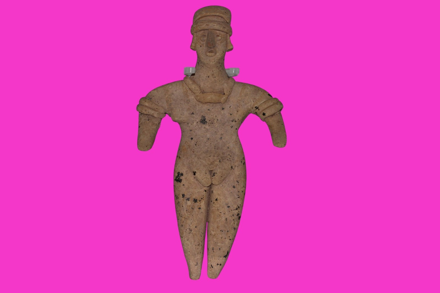 Pre Columbian Artifact 6 inch Female Tomb Figure Colima Mexico 100 BC COA 259