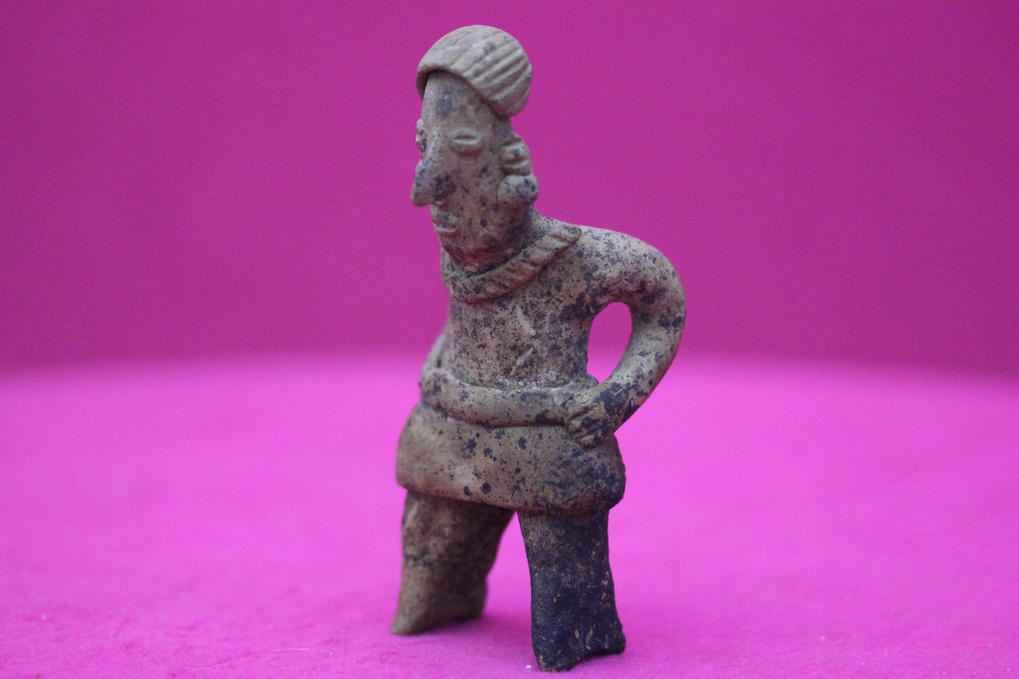 Authentic Pre Columbian Artifact Rare Grandma Tomb Figure Colima Mexico COA 144