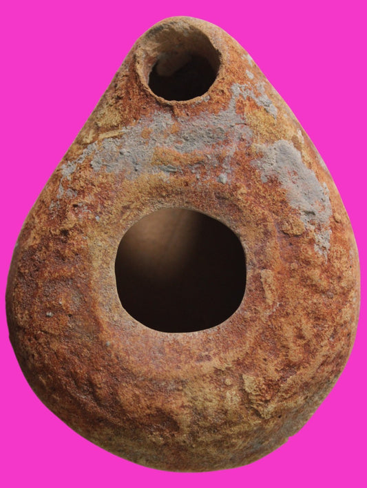 Ancient Holy Land Oil Lamp Artifact Jesus Christ Homeland 100BC-400AD COA 16