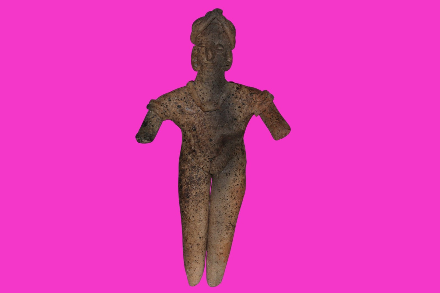 Pre Columbian Artifact 6 Inch Female Tomb Figure Colima Mexico 100 BC COA 242