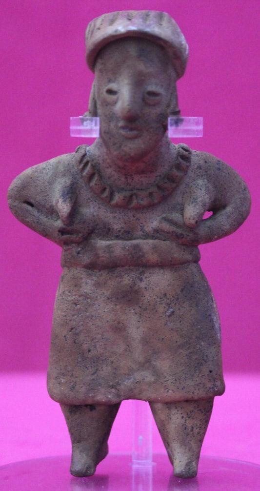 Authentic Pre Columbian Artifact Old Grandma Colima Mexico 100 BC-250 AD COA 151