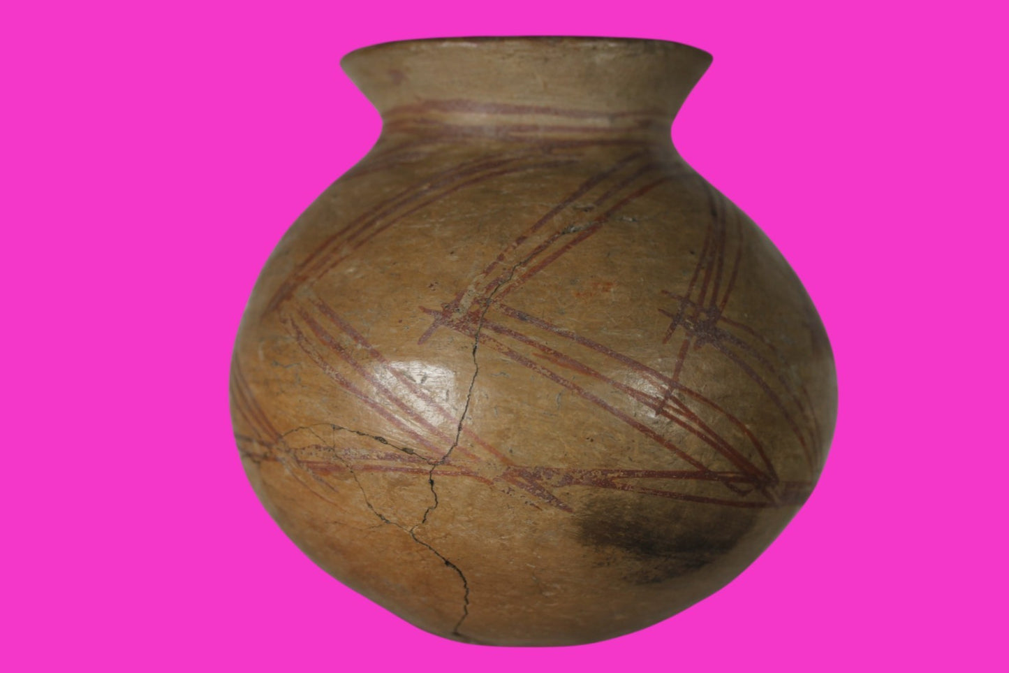 Pre Columbian Authentic Artifact Michoacan Large Olla Mexico 100 - 400BC COA J36