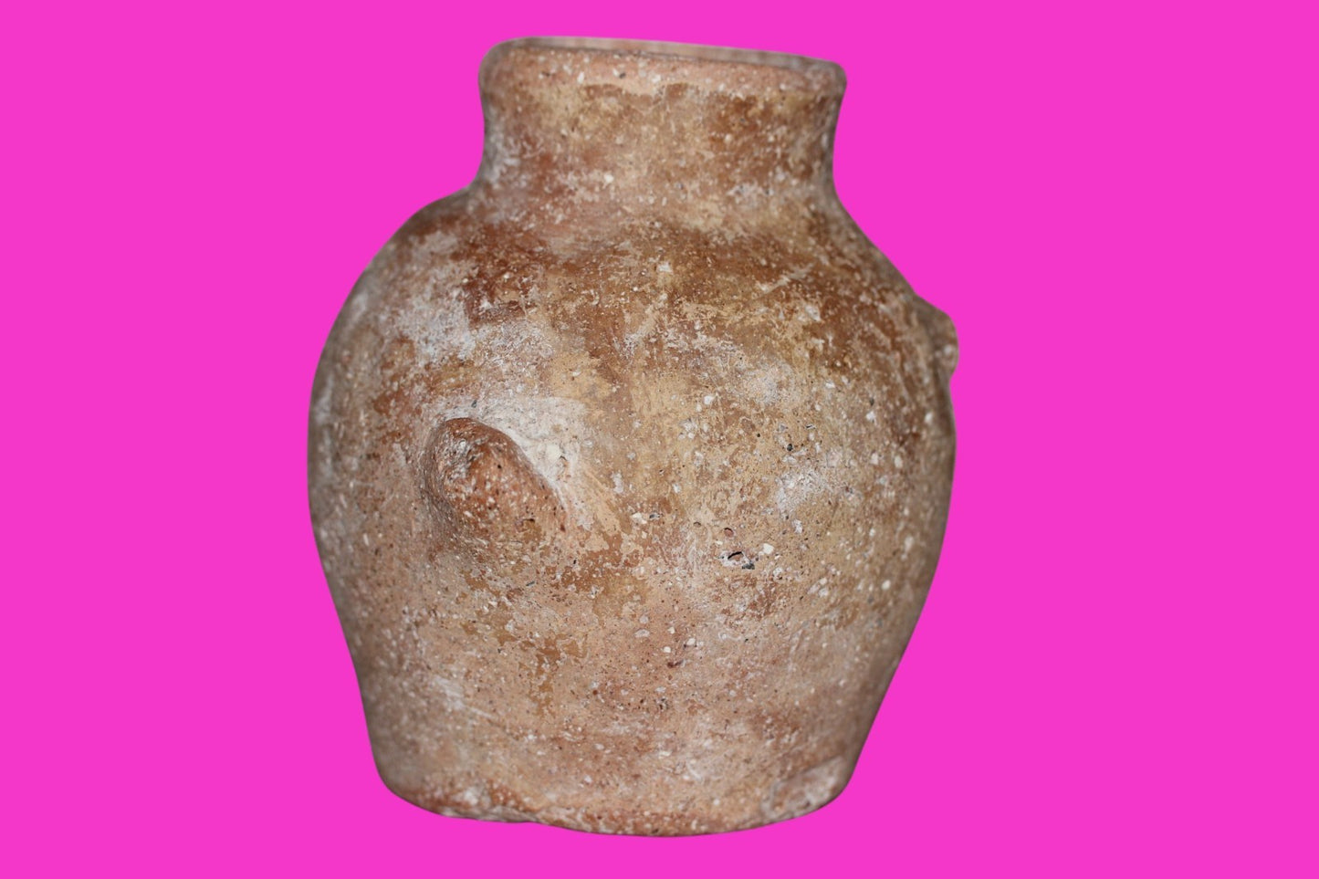 Holy Land Artifact Authentic 5500 Year Old Jar Early Bronze Age 3500 BC COA J142
