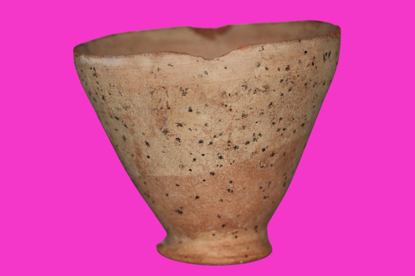 Holy Land Artifact Authentic 4000 Year Old Cup Time of Abraham 2000 BC COA J143