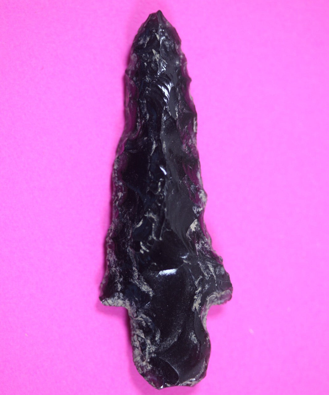 Authentic Pre Columbian Artifact Aztec Arrowhead Battle of Mexico City COA 31