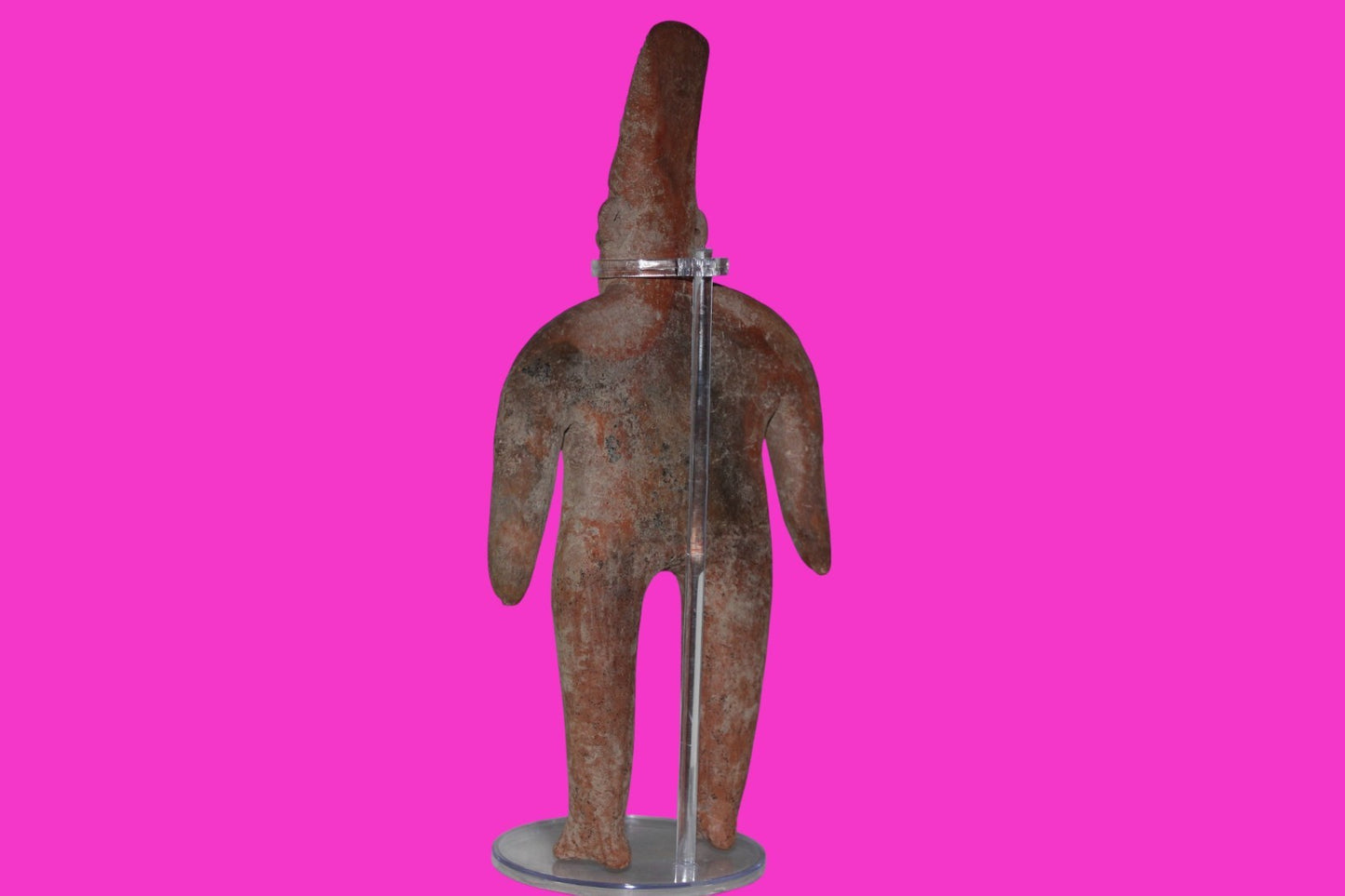 Pre Columbian Artifact Giant 10in Female Tomb Figure Colima Mexico 100BC COA 271