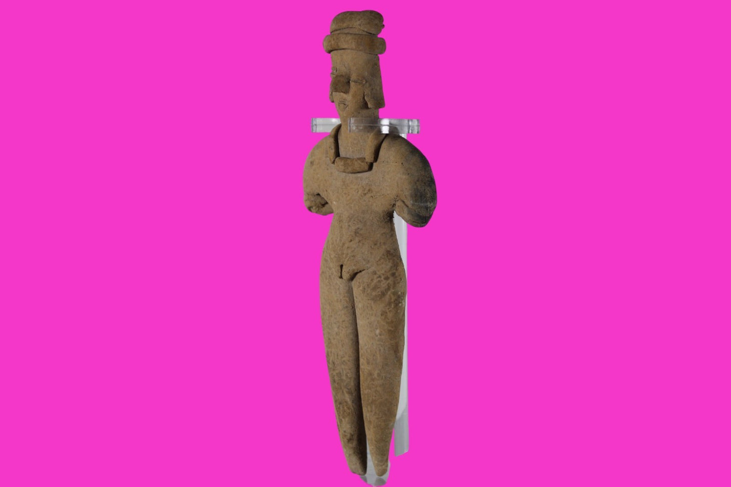 Pre Columbian Artifact 7 in Female Shaft Tomb Figure Colima Mexico 100BC COA 278