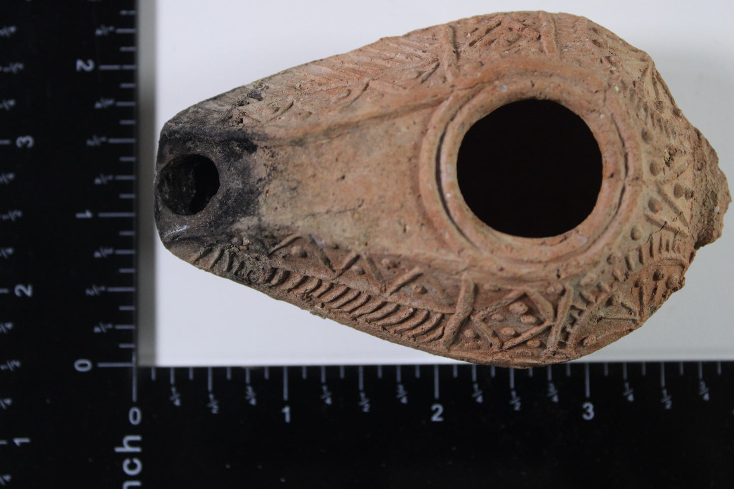 Ancient Holy Land Oil Lamp Artifact Jesus Christ Home Israel 300-600 AD COA 85