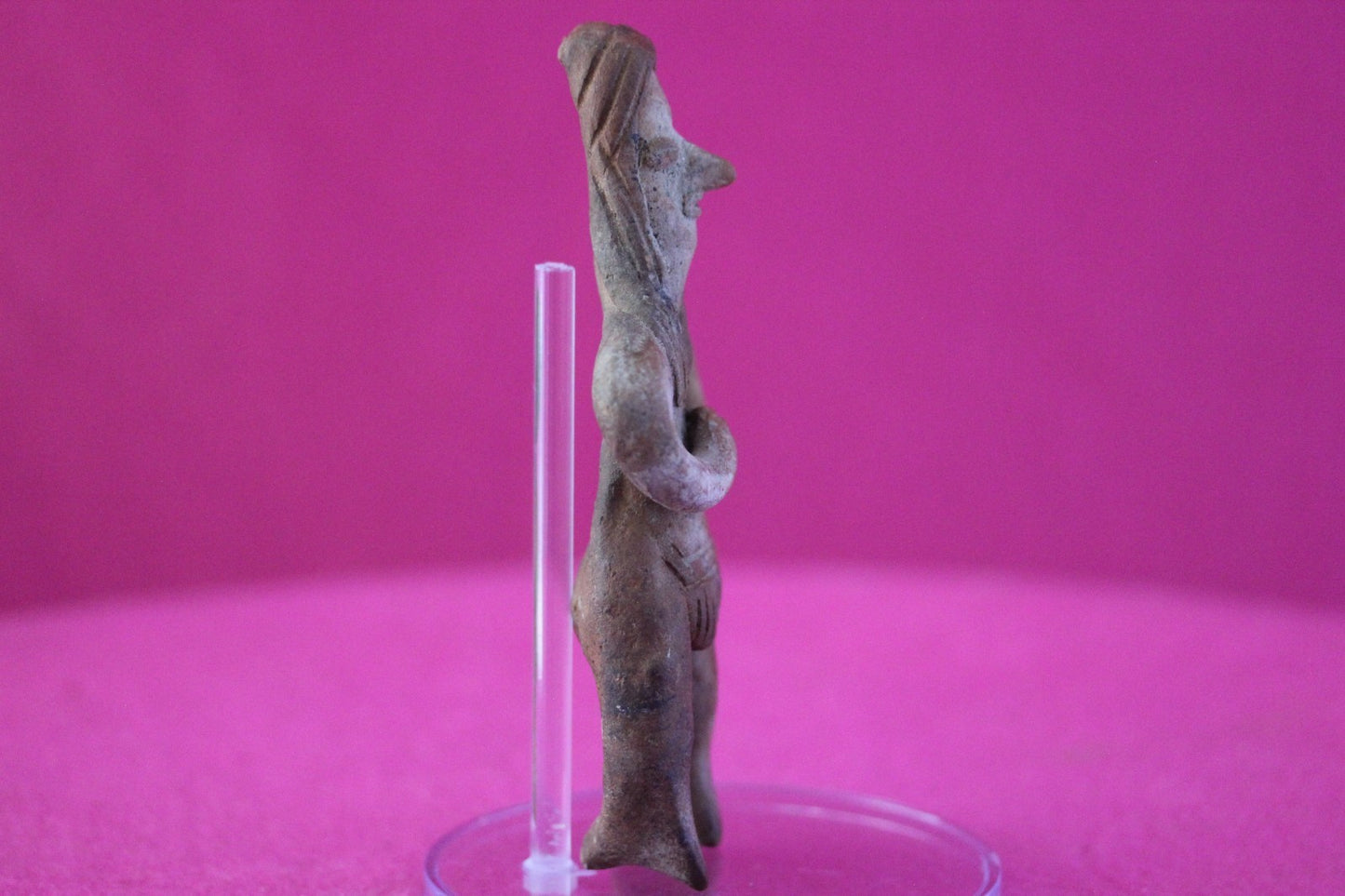 Pre Columbian Artifact Authentic Pretty Lady Tomb Figure Colima Mexico COA 196
