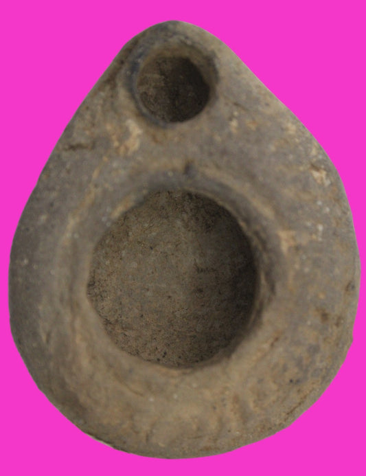 Holy Land Oil Lamp Ancient Artifact Time of Jesus & Apostles 313-636 AD COA 147