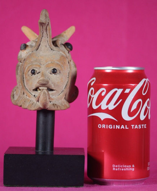 Ex Actor Kirk Douglas Authentic Pre Columbian Artifact Veracruz Helmet COA T112