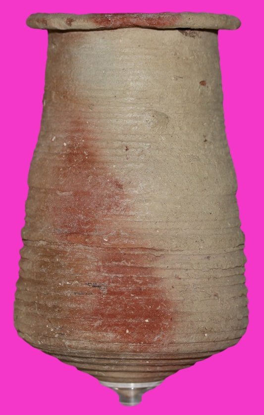 Holy Land Artifact Authentic Large Beaker Found in Israel 400 BC-600 AD COA J128