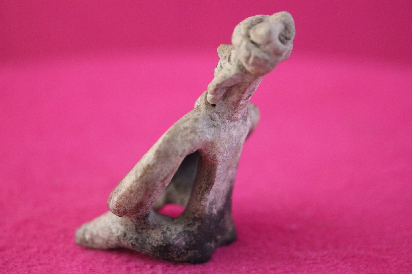 Pre Columbian Authentic Artifact Rare Skirted Tomb Figure Colima Mexico COA 183