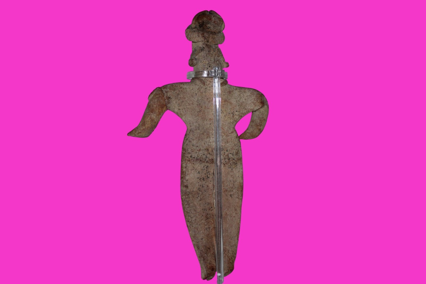 Pre Columbian Artifact 9 in Female Shaft Tomb Figure Colima Mexico 100BC COA 275