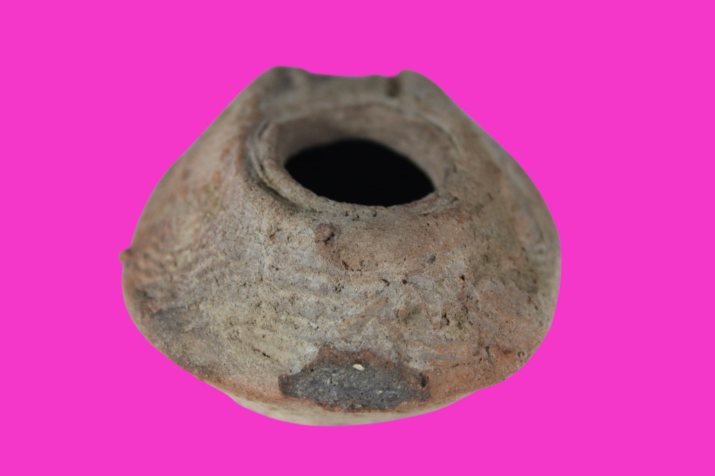 Ancient Holy Land Oil Lamp Artifact Jesus Christ Home 300-600 AD Israel COA 96